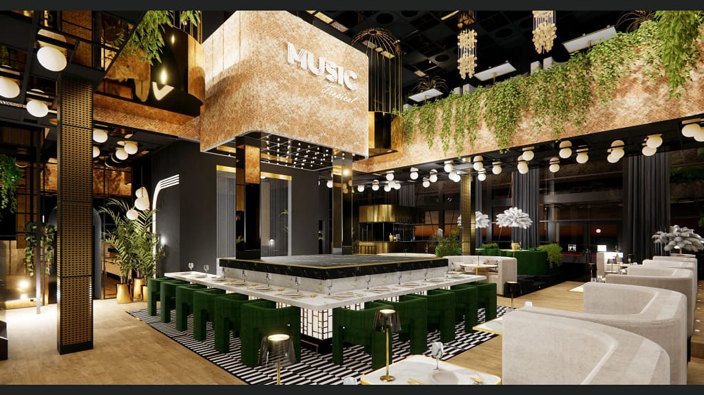 Ristorante spettacolo Punta Cana — OCEANA, Los Corales 10 Ristorante spettacolo Punta Cana: il palco e la zona VIP di OCEANA
