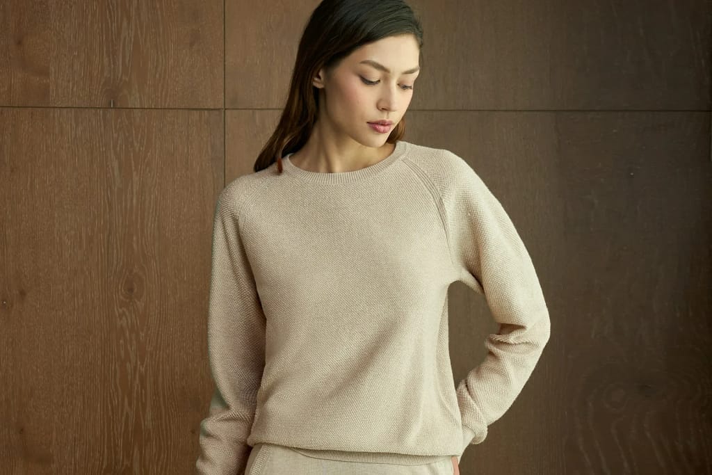 Luxury Fashion by Destination — UHNW Style 4 Beige knitwear in quiet luxury style