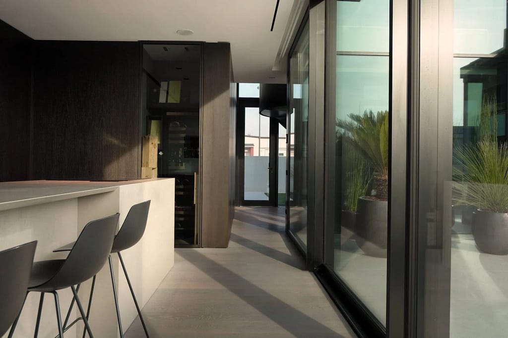 Luxury Kitchens — Kitchen, Appliances and Compost 12 Luxury kitchens: contemporary kitchen with island and glazing