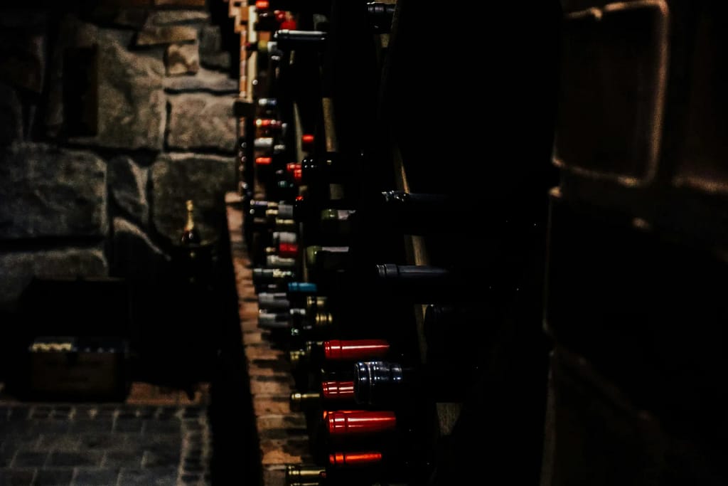 Fine Wine & Cellars for the Luxury Villa 1 Private cellar with bottles of fine wine