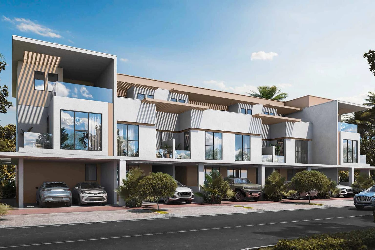 DAMAC Islands 2 — Ville e townhouse a Dubailand, Dubai 23 DAMAC Islands 2: townhouse a 4 e 5 camere, fronte strada