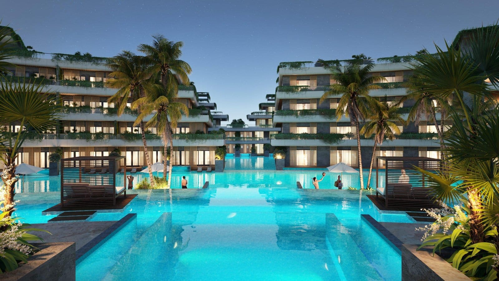 Vista Piscina Interior International Luxury Real Estate Repubblica Domenicana Punta Cana Federico Cappellina Architetto