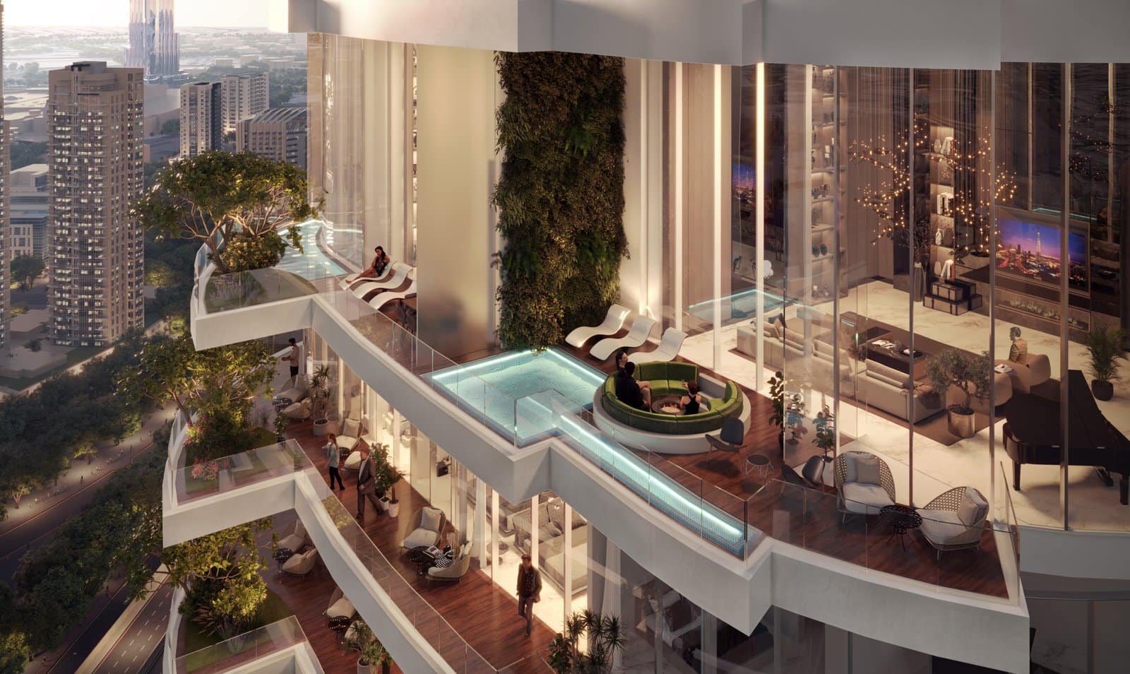 canalheights2-pool Canal Heights 2 by de GRISOGONO — Business Bay, Dubai