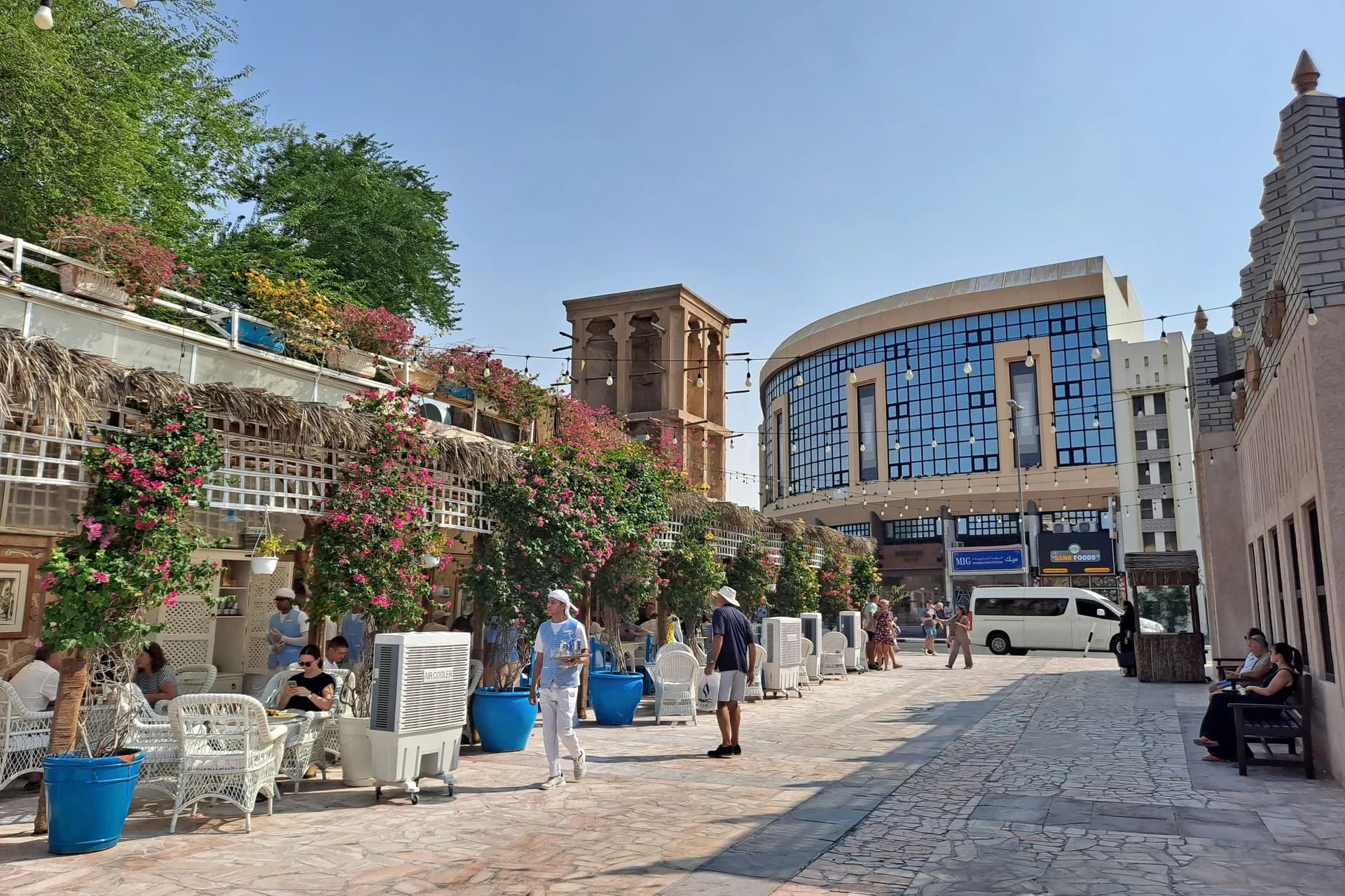 A street in the historic Al Bastakiya district, Dubai