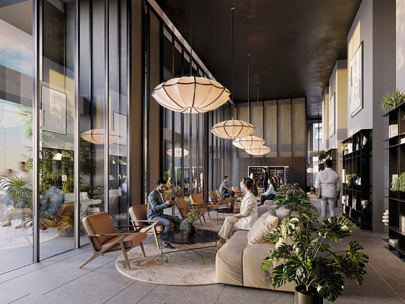Coralia senza video verticali 14 Sala comune hall Coralia Branded Residence Repubblica Dominicana