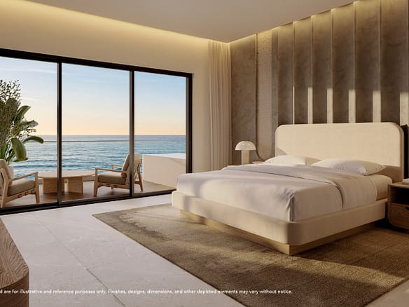 Aquamarine – Juan Dolio 14 Disclaimer renders Aquamarine_RA - AQUAMARINE - LIVING ROOM - BEDROOM 2- ENG