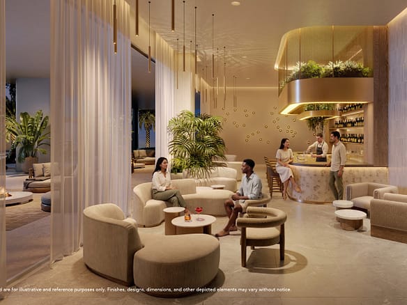 Aquamarine – Juan Dolio 6 Disclaimer renders Aquamarine RA Aquamarine Lobby Bar view People ENG scaled