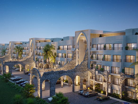 Poseidonia – Cana Bay, Punta Cana 24 Nocturnal View_Parking