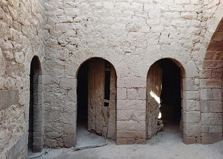 Saudi Arabia Travel: AlUla and the Red Sea 5 Dar Tantora — stone arches in AlUla old town